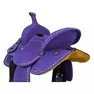 Selle d'équitation en cuir avec accessoires Western Comfy Barrel Racing pleasure trail Couleur personnalisée - Product Image 2