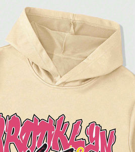 Survêtement à capuche personnalisé à impression DTG pour hommes, sweat-shirt et pantalon évasé, ensemble 2 pièces décontracté, tenue de rue - Product Image 3