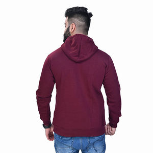 Sweats à capuche pour hommes avec style streetwear surdimensionné et options de logo personnalisables pour la vente en gros - Product Image 2