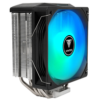 Refroidisseur d'air pour processeur XINMAI 245W TDP, 6 caloducs, 84CFM, ventilateur ARGB PWM pour PC de jeu Intel LGA1851 AMD AM5