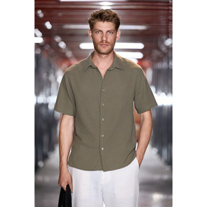 Chemise ajustée pour homme GRIMELANGE LUNAS, 100% coton biologique, coupe classique - Product Image 4