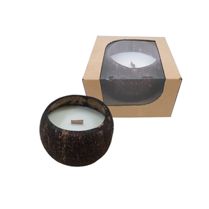 เทียนเนื้อมะพร้าวพร้อมเทียนหอมทำจากถั่วเหลือง - Product Image 1