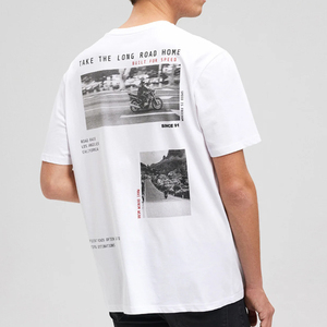 100% coton personnalisé imprimé t-shirts hommes à manches courtes tenue décontracté impression numérique haute qualité confortable tissu t-shirts pour hommes - Product Image 6