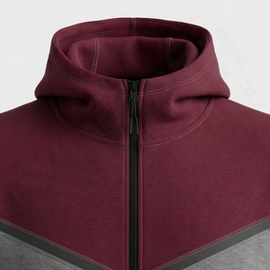 Conjunto Deportivo de Dos Piezas para Hombre, Original, 100% Algodón, Felpa Técnica de Lujo, con Logotipo, Transpirable, para Correr, Pesado, para Deportes al Aire Libre y Gimnasio - Product Image 4