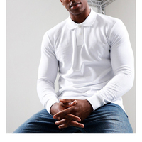 Camisa Formal Personalizable para Hombre, Moderna, Ajustada, de Punto, Viscosa/Poliéster, Transpirable, con Estampado de Lunares, Manga Larga, Cómoda