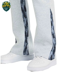 กางเกงขายาวผ้าฝ้ายพิมพ์ลายสำหรับผู้ชายกางเกงขาบานสำหรับผู้ชายกางเกงวินเทจผ้าเทอร์รี่100% - Product Image 3