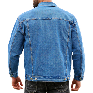 Chaqueta de Mezclilla de Alta Calidad para Hombre, Venta al Por Mayor, Chaqueta de Invierno Ajustada de Mezcla de Algodón, Chaqueta Casual de Moda con Botones - Product Image 2