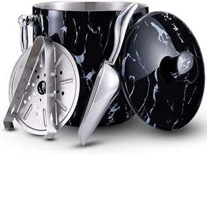 Metal Ice <b>Bucket</b> With Gold Texture Finished Soft <b>Drinks</b> Cooled Storage Basket Indoor Parties ice cube Cane Champagne <b>Bucket</b> - Product Image 6