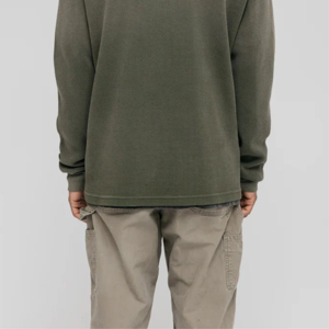 Mens Cozy Fleece Crewneck <b>Grey</b> <b>Sweatshirt</b> - Soft, Warm, and Comfortable, Perfect for Everyday Wear, Sports, and Outdoor Work - Product Image 6