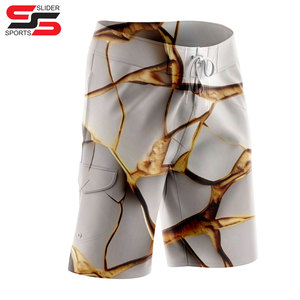 Été Nouveau Respirant Logo personnalisé Blank double poche Short Loose Casual Shorts Men Board Short Swim Trunks - Product Image 1