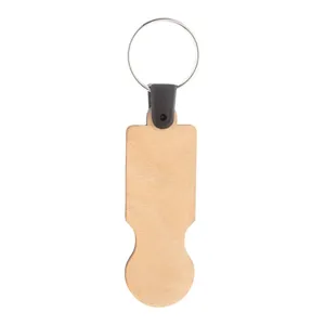Portachiavi Eco ColoCart, Gadget Ecologici Realizzati in Legno Sostenibile - Product Image 2
