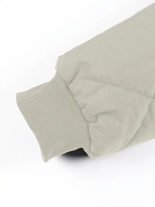 2024 OEM personnalisé hommes hiver haute rue veste matelassée tenue décontracté fabriqué à partir des meilleurs 100% Original toile tissu enduit traité - Product Image 3