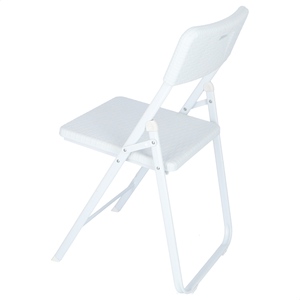 WELL HOME Silla Delta Plegable Blanca 42.5x81x50 - Product Image 4