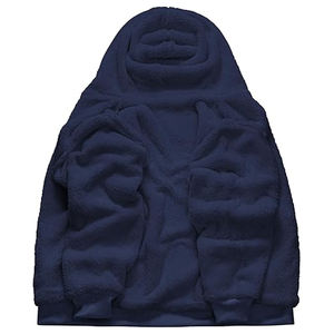 Men's Sweatshirt Zipper up Pockets Sweater <b>Hoodie</b> Hooded Jacket Casual Outerwear 100% Cotton Hoodies With <b>Fur</b> - Product Image 4