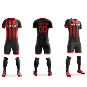 เสื้อฟุตบอลแท้ ทีมชาติไทย สีดำและสีส้ม แบบสั่งทำพิเศษ ลายซับลิเมชั่น ชุดฟุตบอลชาย - Product Image 1