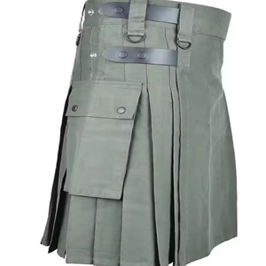 Logotipo personalizado en Kilts para hombre Nuevo estilo Venta caliente en Kilts para hombre Kilts lisos para la venta - Product Image 1
