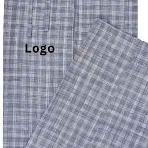 Black Check Cross Pocket Woven <b>Pajama</b> 100% Cotton Soft Lounge Pants Comfortable Sleepwear with Drawstring Waist & Pockets - Product Image 2