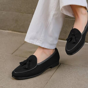 รองเท้าลำลองผู้ชายสไตล์อังกฤษ ระบายอากาศได้ดี เหมาะสำหรับฤดูร้อน ทันสมัยและย้อนยุค พร้อมคุณสมบัติกันลื่น สำหรับใส่ลำลอง - Product Image 3