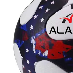 Alaay Taille officielle Standard Football Seamless PU Leather Material Heat Laminated School Match & Club Training Ball Flag Design - Product Image 5
