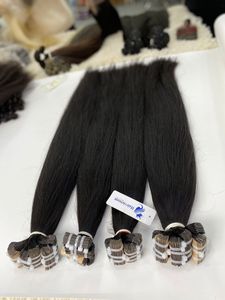 Extensiones de cinta ondulada de cabello virgen vietnamita (máquina de ondas naturales de 30 pulgadas, trama doble, todos los colores adecuados) - Product Image 6