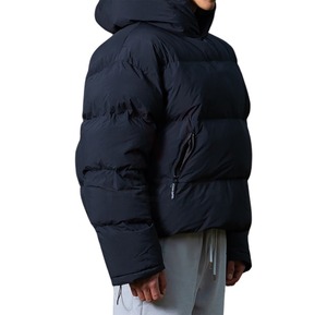 Meilleures ventes Veste matelassée à col montant pour homme Matériau respirant de haute qualité Style saison hivernale avec service OEM disponible - Product Image 3