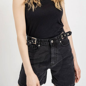 En venta al por mayor de las mujeres Jeans Shorts Casual Wear Custom Jeans Pantalones cortos de las mujeres Precio de fábrica Material sólido para la venta - Product Image 2