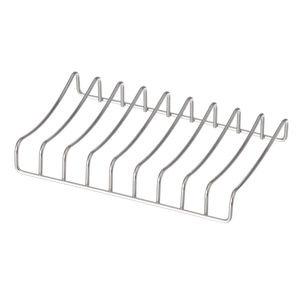 Porte-savon en métal finition argentée, porte-savon en barre de métal, porte-savon au design moderne - Product Image 3