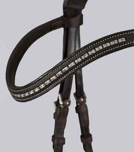 Brida de Cuero Cómoda para Caballo, Estilo Inglés Tradicional, Ideal para Doma y Salto, Brida Personalizada - Product Image 2