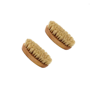 Nouvelle brosse à barbe naturelle pour hommes marque privée vente chaude brosse à barbe professionnelle de l'Inde - Product Image 1