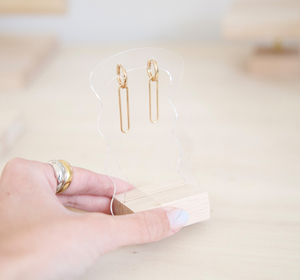 ที่ตั้งโชว์ต่างหูอะคริลิคหรูหรา2025ราคาไม่แพงสำหรับองค์กรที่ทันสมัยและจัดแสดงในร้านค้าปลีกและที่บ้าน - Product Image 4