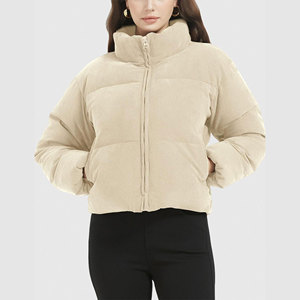 OEM Custom Women <b>Puffer</b> <b>Jacket</b> Quilted Down Warm Winter Streetwear Casual Fashion Manufacturer Factory Supplier - Product Image 4