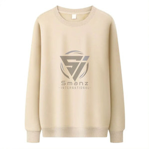 Wholesale <b>600gsm</b> Heavy Fleece Men's Sweatshirt Solid Color Custom Logo <b>Hoodies</b> Fashionable Casual Stylish for Spring - Product Image 4