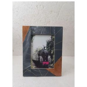 Cadre Photo en bois rectangulaire de haute qualité fait à la main moderne nacre incrustation vadrouille naturelle décorative - Product Image 5