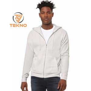 Bella Canvas Unisex Sponge Fleece Full-Zip Hoodie Black Unisex French Terry Hoodies Veste d'hiver avec Sherpa Lined Hoodies - Product Image 6