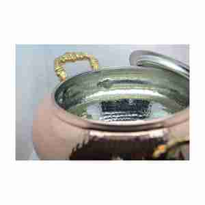 High in Demand Serving Buffet Chafing <b>Dish</b> Manufacturer From India <b>Utensils</b> Safe Copper Serving Pot with High Quality - Product Image 2