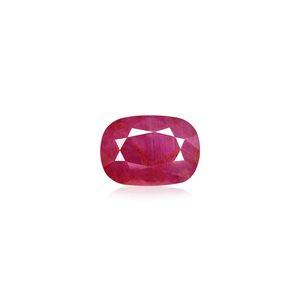Piedra Preciosa Suelta de Rubí de 3.69 Quilates, Corte Cojín Facetado, Calidad AAAAA, Creada en Laboratorio, Pulida con Calor, Variedad que Incluye Esmeralda y Rojo Fantasía - Product Image 1
