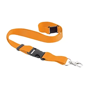 Cordino Personalizzato in Poliestere 05032 con Moschettone per Gadget - Product Image 1