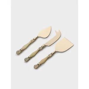 Ensemble de fromage doré en acier inoxydable de 3 pour une utilisation à la maison dans un hôtel - Product Image 1