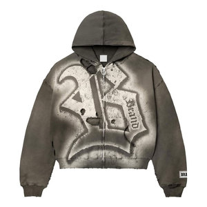 Factory-<b>Designed</b> Men's Hoodie High Quality 100% Cotton Fleece Mid-Weight 350 GSM Digital Printed Streetwear for Winter Trends - Product Image 5