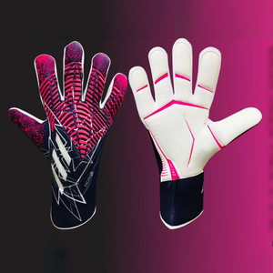 Gants de gardien de but de football professionnels à doigts entiers respirants en latex blanc pour gardiens de but - Product Image 1