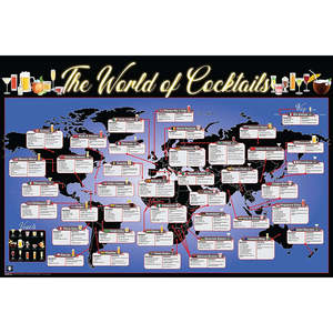 Póster del mundo moderno de los cócteles - Product Image 1