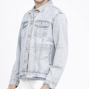 Vestes en jean de couleur différente avec service OEM vente chaude veste en jean pour hommes avec conception sur mesure - Product Image 2