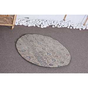 Alfombra de lana turca Vintage de 2,7x2,7 pies, patrón abstracto Kilim rojo Beige, área grande, diseño de pasillo rectangular, látex de 10mm de espesor - Product Image 3