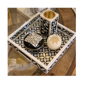 High Quality Wholesale Home Decoration Items <b>Christmas</b> Mother Pearl <b>Tea</b> <b>Light</b> Candle Holder Lanterns Other Elegant Candle Jars - Product Image 2