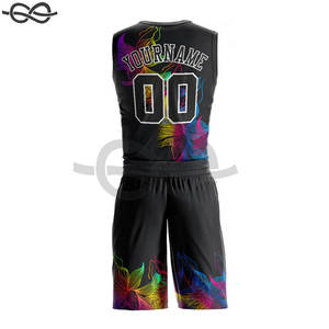 Maillot de basket-ball personnalisé Maillot de basket-ball personnalisé pour hommes avec couleur personnalisée OEM anti bsci unisexe, vente en gros, vêtements de sport - Product Image 2