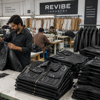 Veste d'hiver oversize noire en cuir de vache pour homme, multi-poches, véritable cuir, écologique, respirante, streetwear, fabricant OEM personnalisé