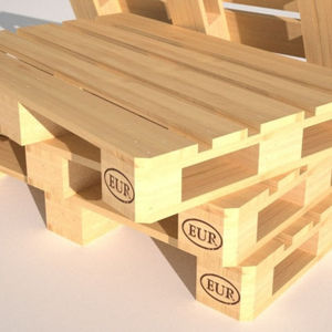 Paletas de madera de doble cara Euro Epal ecológicas de 4 vías para logística, piezas de alimentos, característica de Color duradero, materia prima ligera - Product Image 3