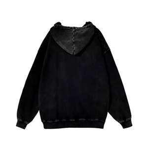 Sweat à capuche pour homme, coupe classique, en molleton respirant, 320g, 100% coton, logo personnalisé, design streetwear, imprimé DTG - Product Image 2