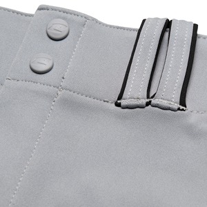 Pantalon de baseball pour homme, gris/noir à rayures, respirant, anti-UV, séchage rapide, antibactérien, 100 % polyester - Product Image 4
