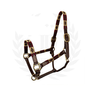 Licou de polo réglable pour chevaux Muserolle souple Construction de sangle durable Ajustement confortable pour un entraînement et une équitation stables - Product Image 3